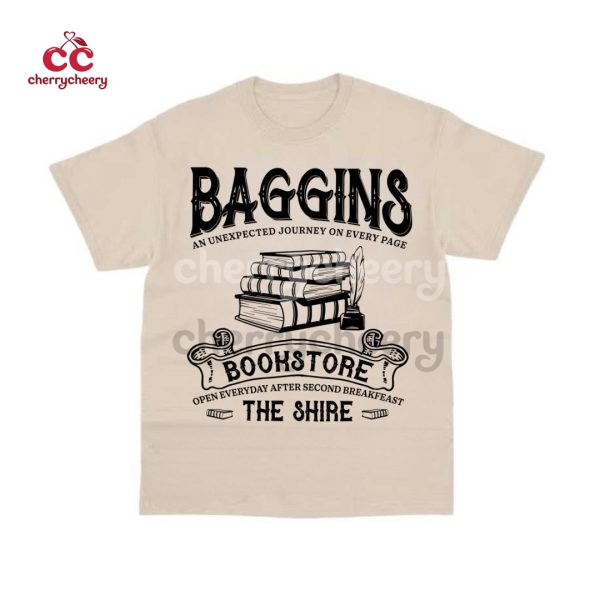 LOTR – Baggin Bookstore The Shire Shirt