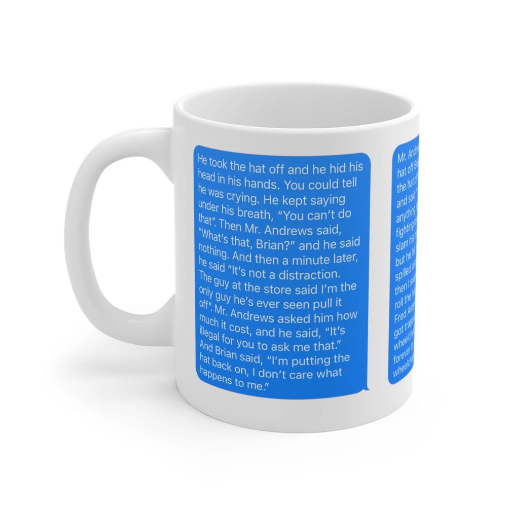 ITYSL Court Case Text Mug ITYSL Court Case Text Mug