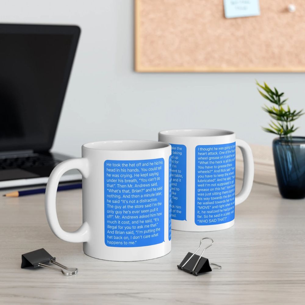 ITYSL Court Case Text Mug ITYSL Court Case Text Mug