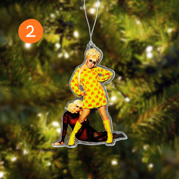 Trixie and Katya Christmas Ornament Trixie and Katya Christmas Ornament