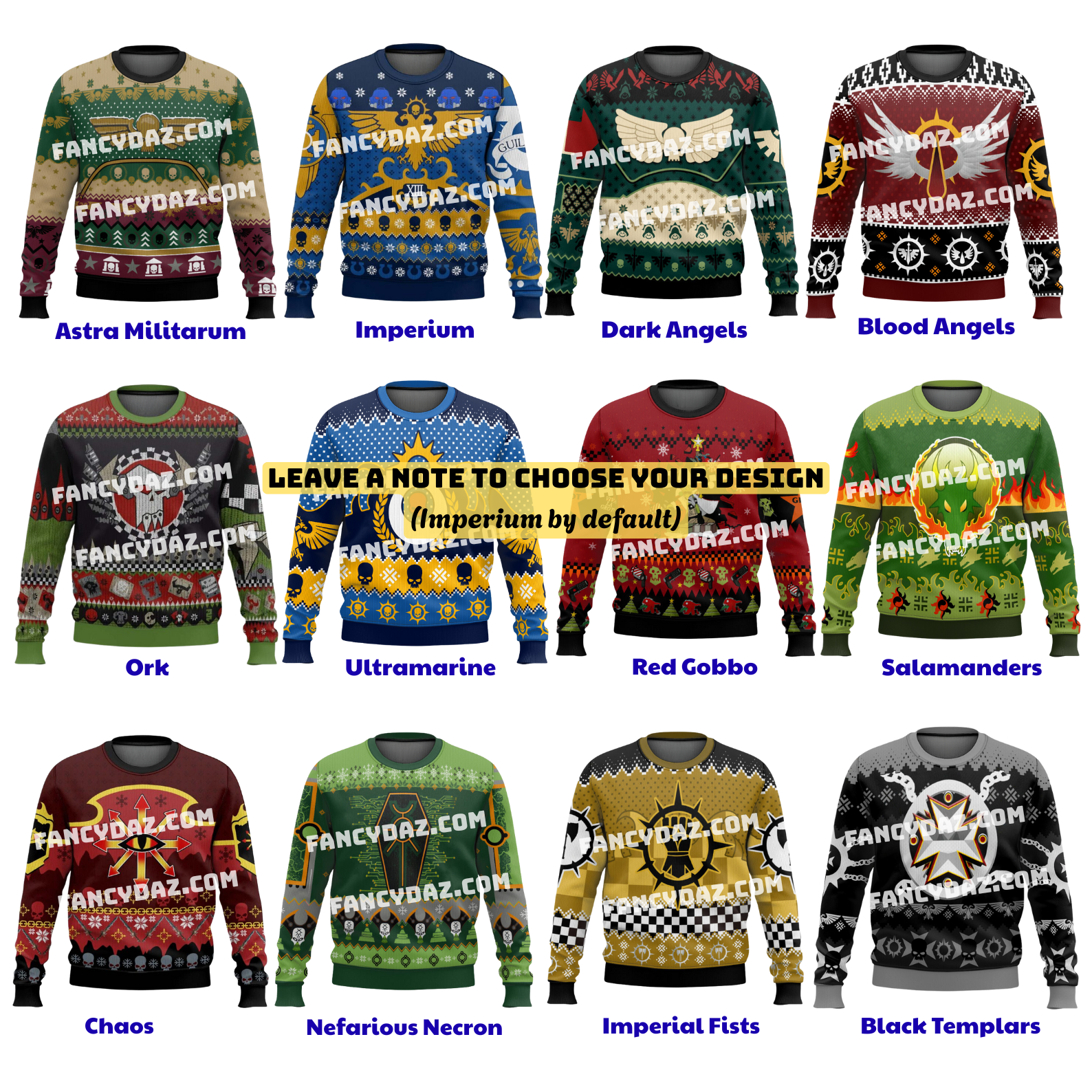 Warhammer 40K Ugly Christmas Sweater Warhammer 40K Ugly Christmas Sweater