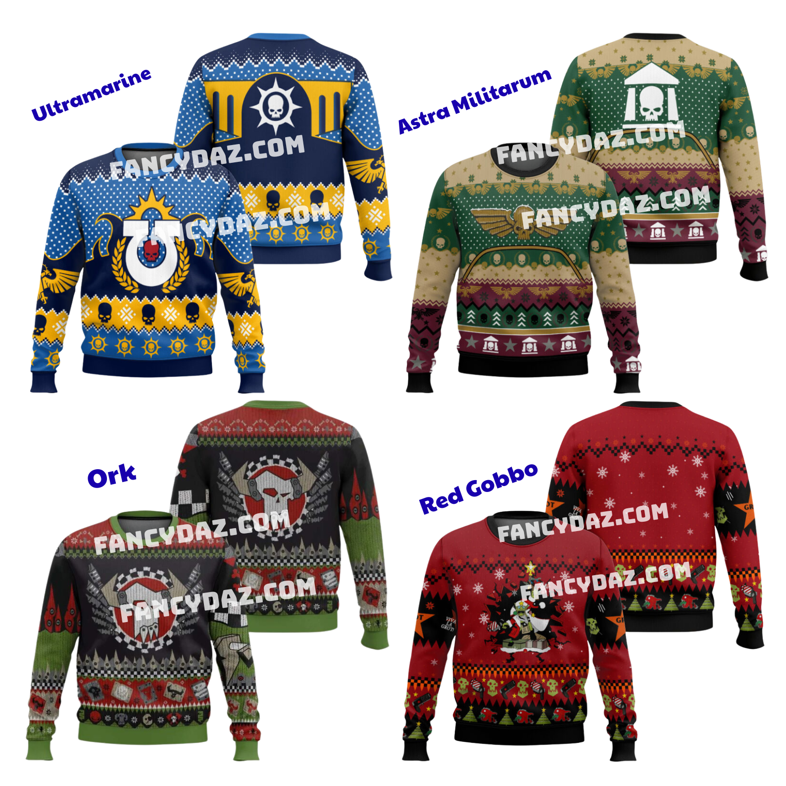 Warhammer 40K Ugly Christmas Sweater Warhammer 40K Ugly Christmas Sweater