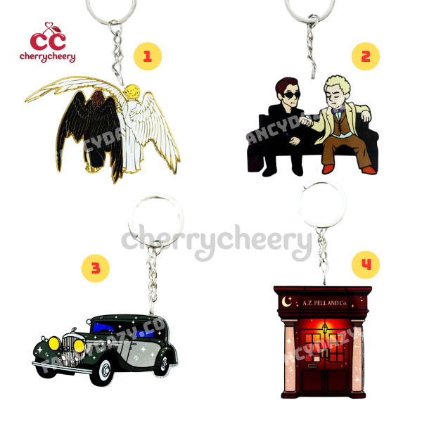 Good Omens Keychain