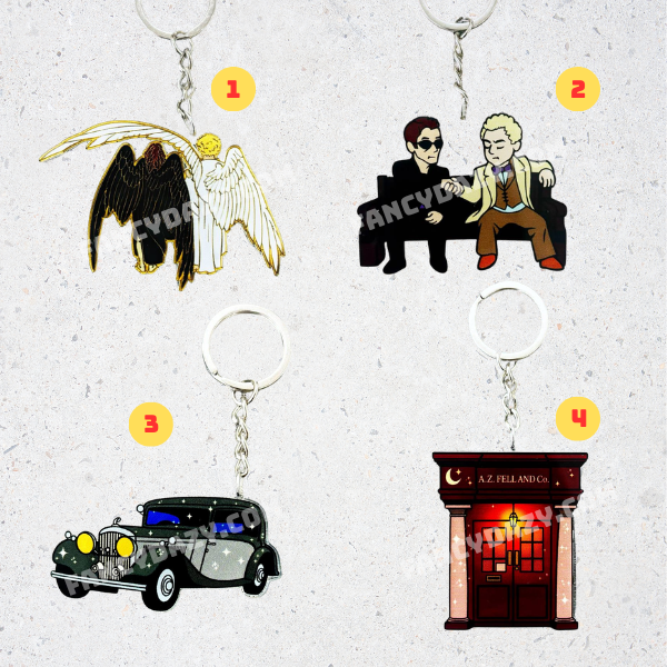 Good Omens Keychain