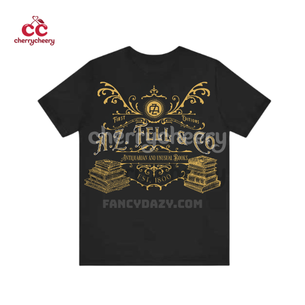 A.Z. Fell & Co Bookshop – Good Omens Bookish Shirt