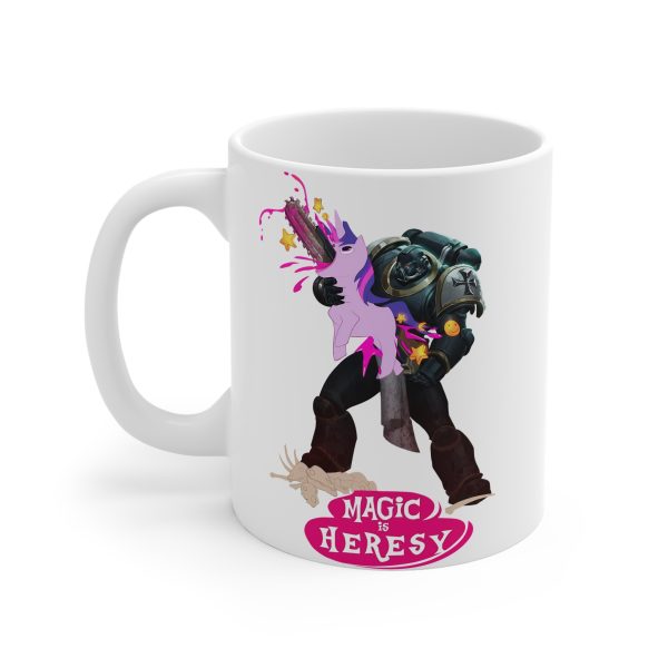 Magic is Heresy Mug, My Little Pony x Warhammer 40K Coffee Cup Magic is Heresy Mug, My Little Pony x Warhammer 40K Coffee Cup