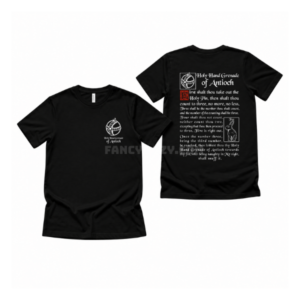 2 Sided – Holy Hand Grenade Of Antioch Shirt