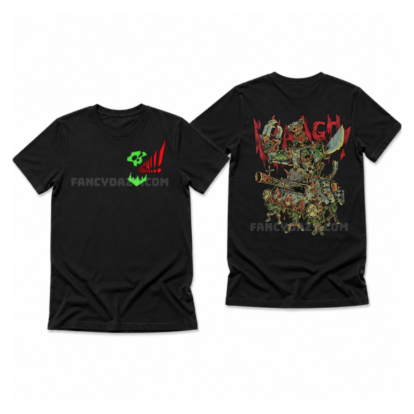 2 Sided – Warhammer 40K Ork WAAAGH Shirt