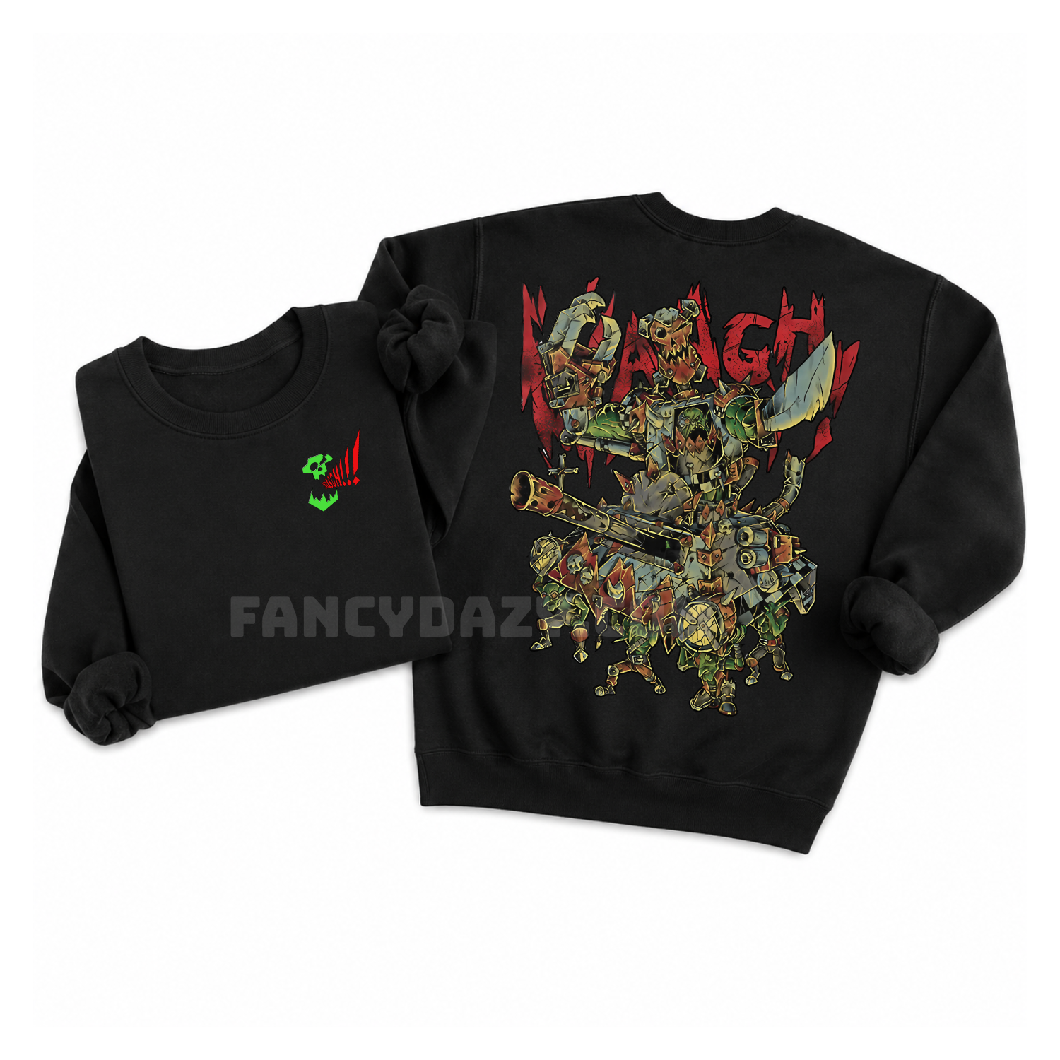 2 Sided – Warhammer 40K Ork WAAAGH Shirt 2 Sided – Warhammer 40K Ork WAAAGH Shirt