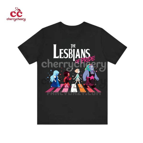 Steven Universe – The Lesbians of Pride/RubySapphire & BisPearl Shirt