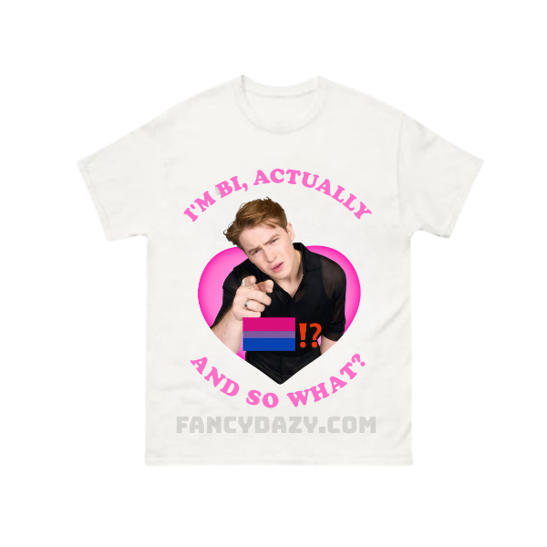 I’m Bi Actually, And So What – HeartStopper Quotes Shirt