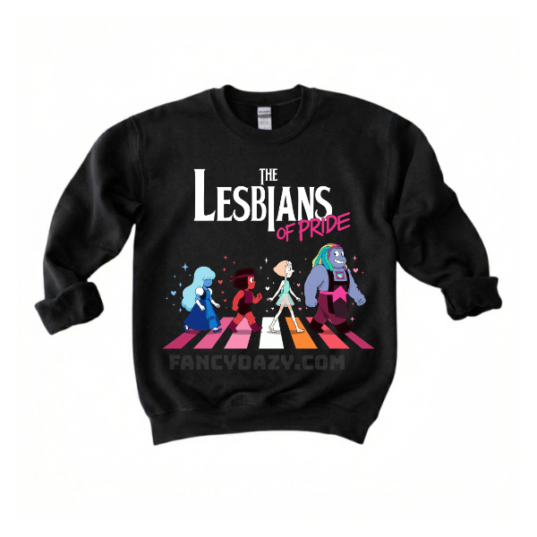 Steven Universe – The Lesbians of Pride/RubySapphire & BisPearl Shirt