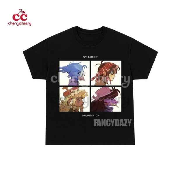 Deltarune Gorillaz Shirt