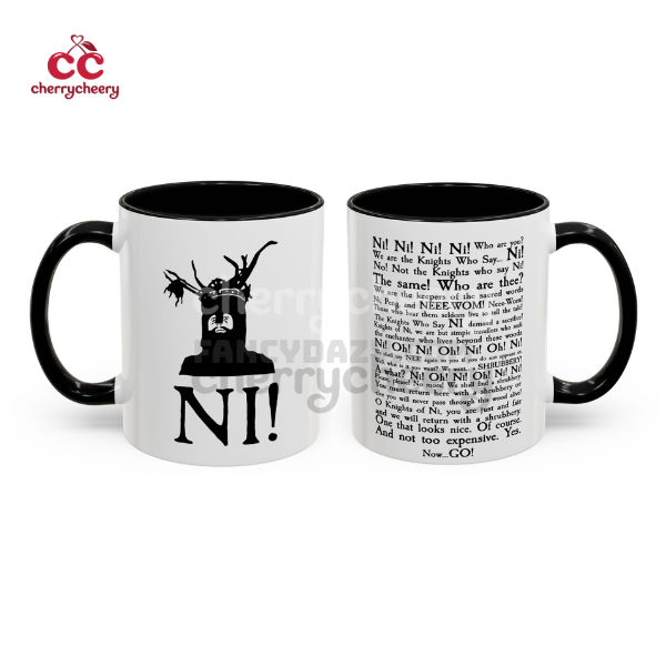 The Knights Who Say Ni Monty Python Mug