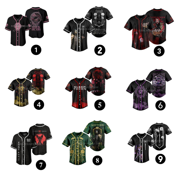 Sleep Token Baseball Jersey Shirt