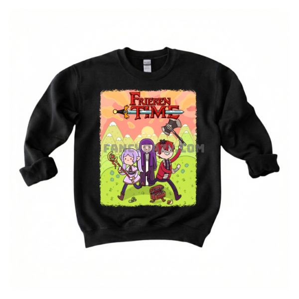 Frieren x Adventure Time Shirt Frieren x Adventure Time Shirt