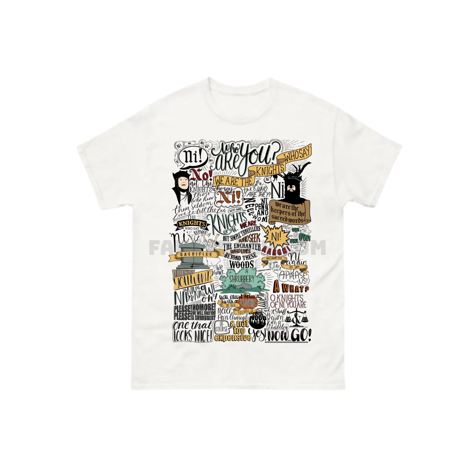 The Knights Who Say Ni Monty Python Shirt The Knights Who Say Ni Monty Python Shirt