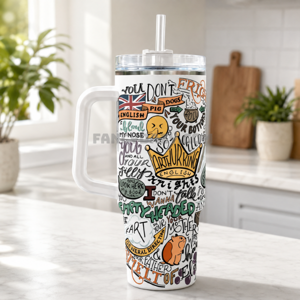 You Don’t Frighten Us English Pig Dogs Tumbler