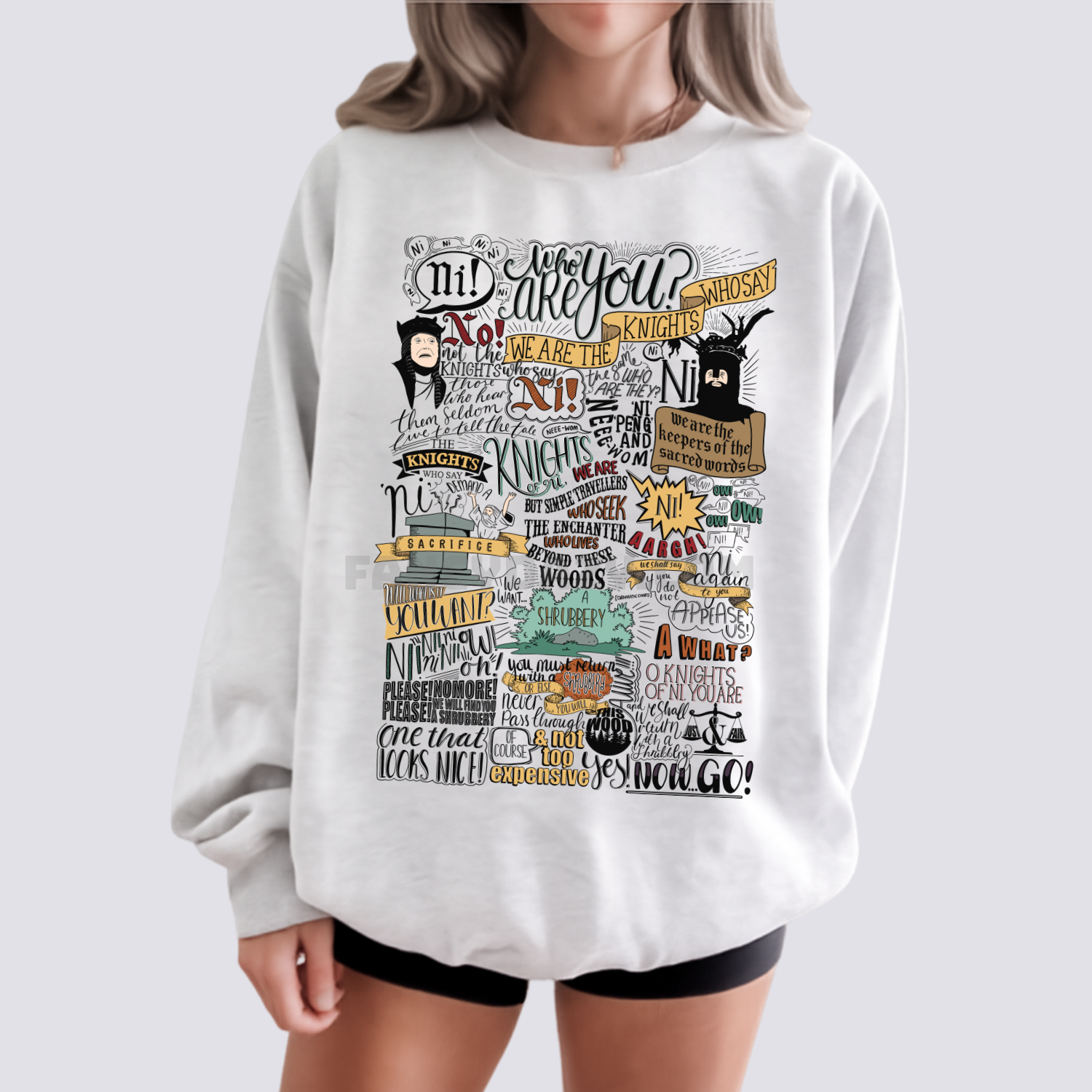 The Knights Who Say Ni Monty Python Shirt The Knights Who Say Ni Monty Python Shirt