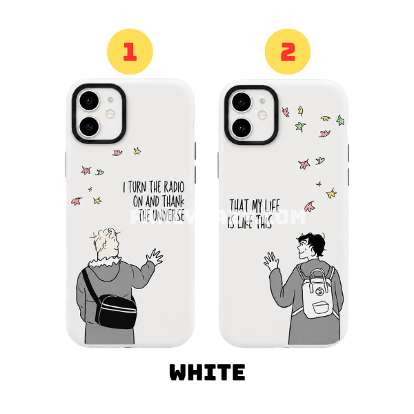 HeartStopper Couple Nick & Charlie Quotes Phone Cases