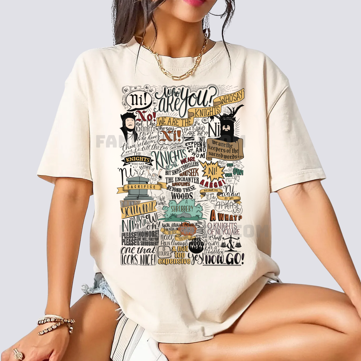 The Knights Who Say Ni Monty Python Shirt The Knights Who Say Ni Monty Python Shirt