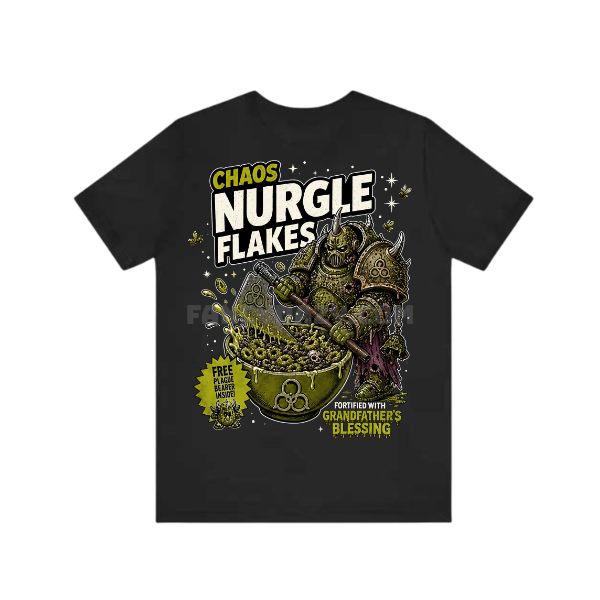 Chaos Plague Warrior Cereal Parody Warhammer Shirt