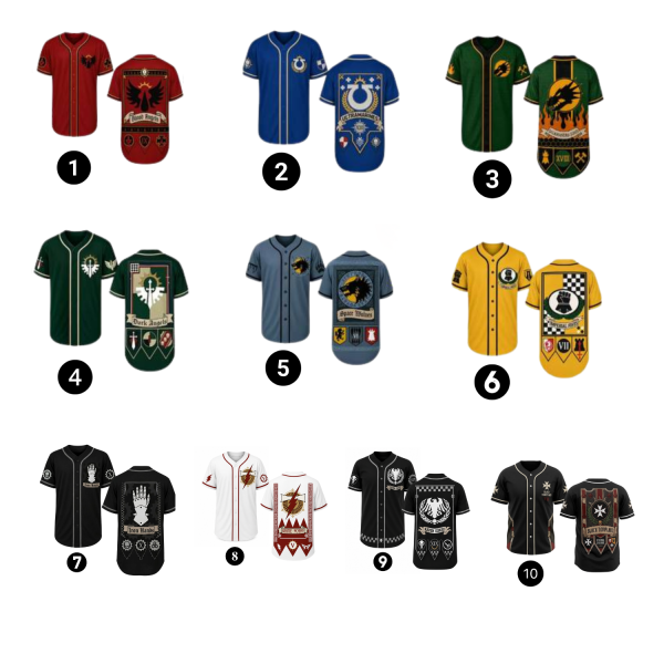 Warhammer 40K Baseball Jersey Shirt