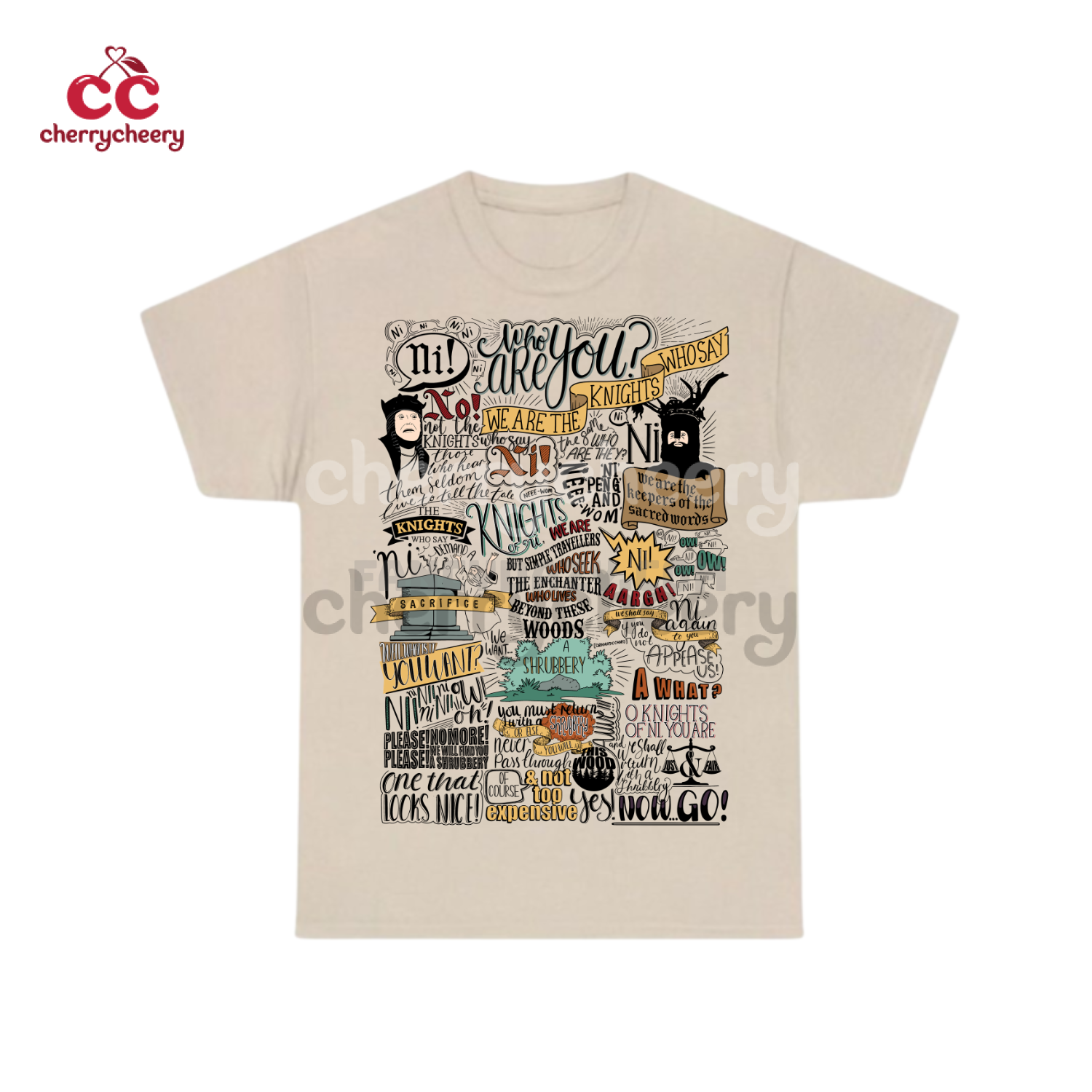 The Knights Who Say Ni Monty Python Shirt The Knights Who Say Ni Monty Python Shirt