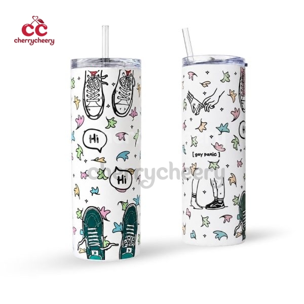 Heartstopper 20 OZ Skinny Tumbler