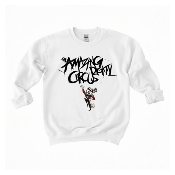Amazing Digital Circus Shirt, Cute Horror Cartoon Sweatshirt