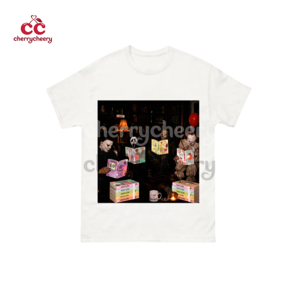 Heartstopper – Horror Characters Read Books Shirt
