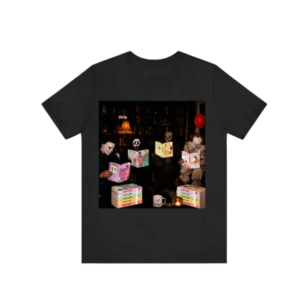 Heartstopper – Horror Characters Read Books Shirt Heartstopper – Horror Characters Read Books Shirt