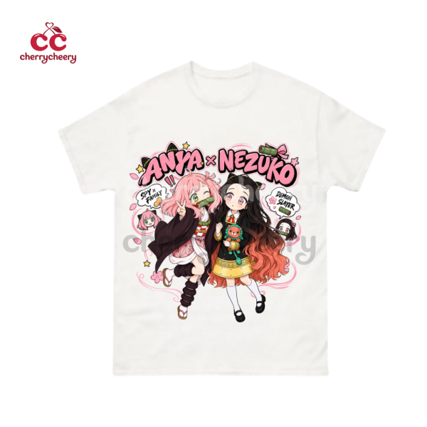 Demon Slayer – Nezuko x Anya Shirt