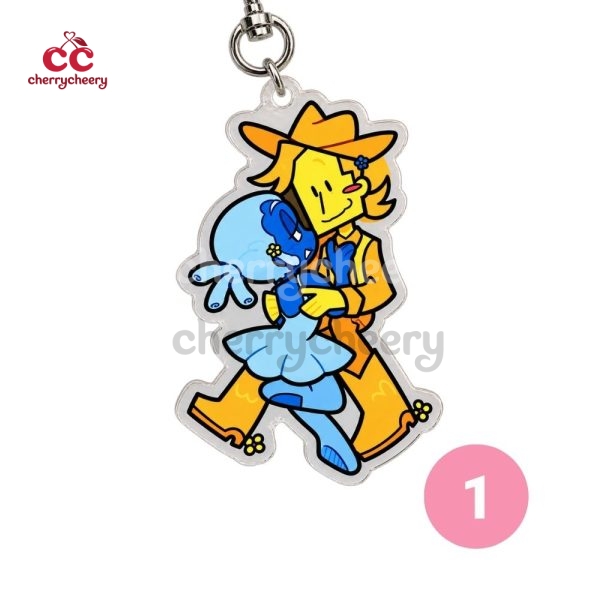Cute Deltarune Couple  Keychains