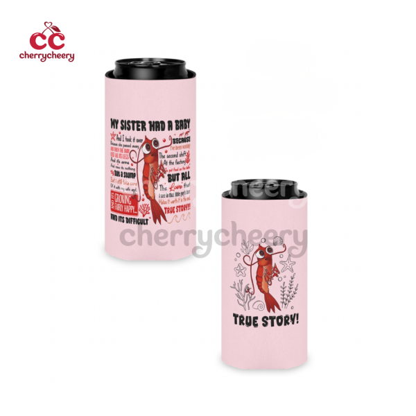 True Story Shrimp Shark Tale Can Cooler