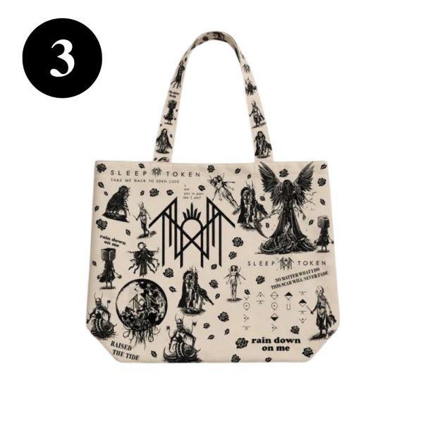 Sleep Token Tote Bag, Alternative Rock Music Tote Bag
