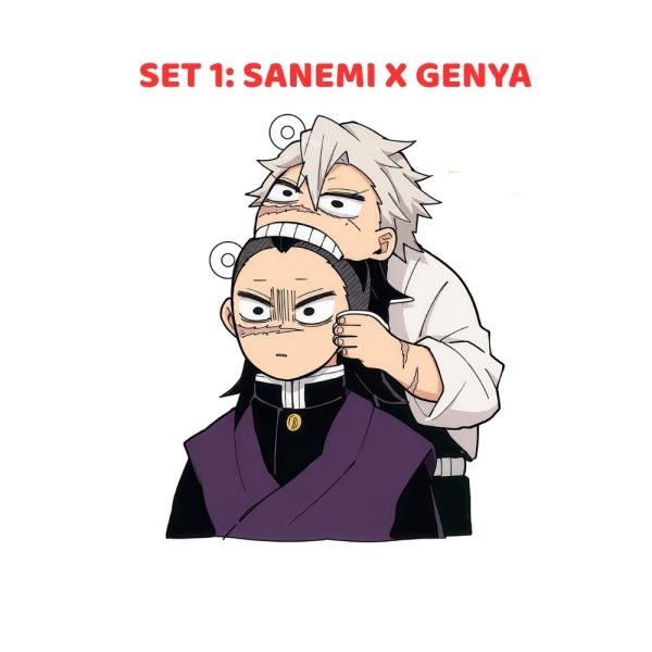 Demon Slayer Funny Duo Keychains