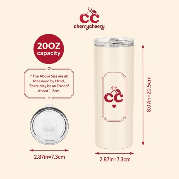 Skinny Tumbler Size Chart