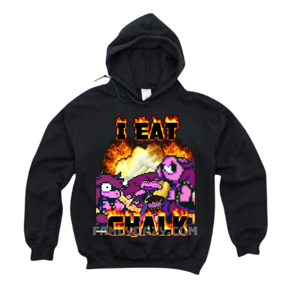 I Eat Chalk TShirt, Funny Deltarune Meme