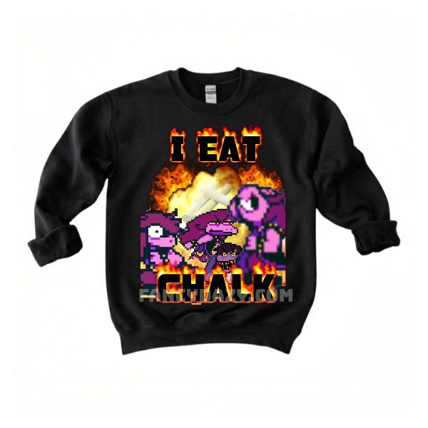 I Eat Chalk TShirt, Funny Deltarune Meme I Eat Chalk TShirt, Funny Deltarune Meme