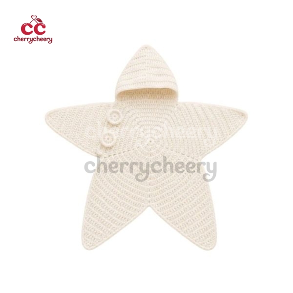 Crochet Baby Star Suit, Newborn Gift, Baby Shower Gift