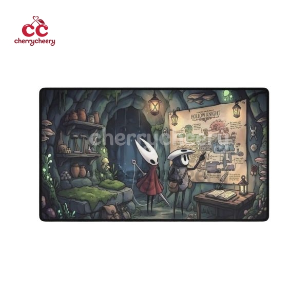 Hollow Knight Hornet, Quirrel Map Review Themed Desk Mat