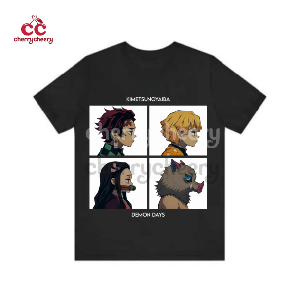Demon Slayer – Kamaboko Team x Gorillaz Shirt