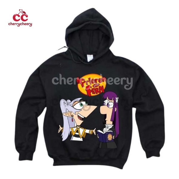 Frieren x Phineas and Ferb Shirt