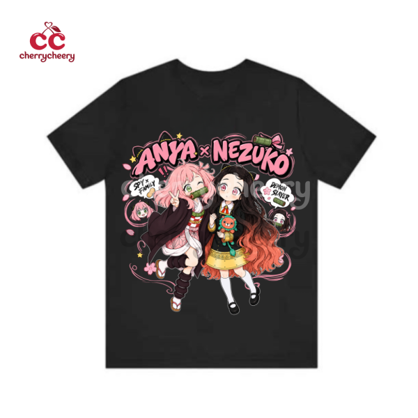 Demon Slayer – Nezuko x Anya Shirt