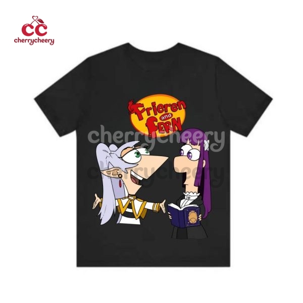 Frieren x Phineas and Ferb Shirt