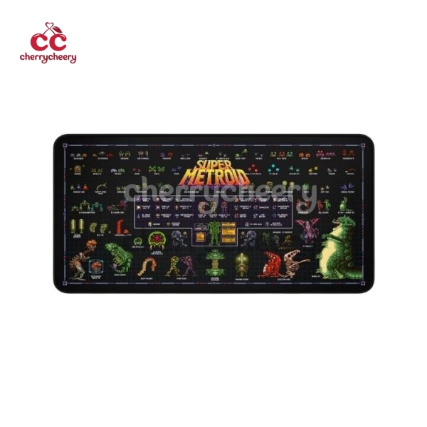 Super Metroid Bestiary Desk Mat