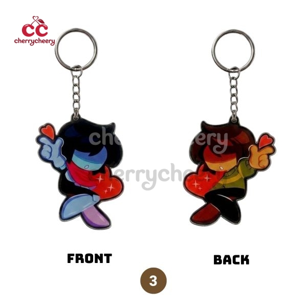 Double Sided Deltarune Acrylic Keychains