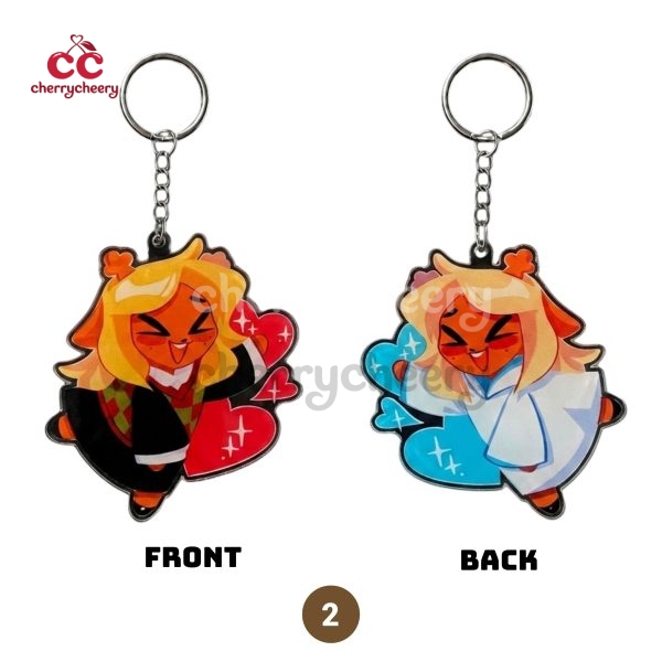 Double Sided Deltarune Acrylic Keychains