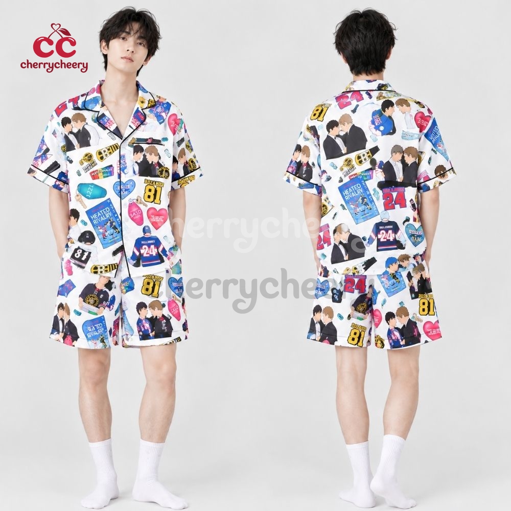 Heartstopper Unisex Pajamas Set Heartstopper Unisex Pajamas Set